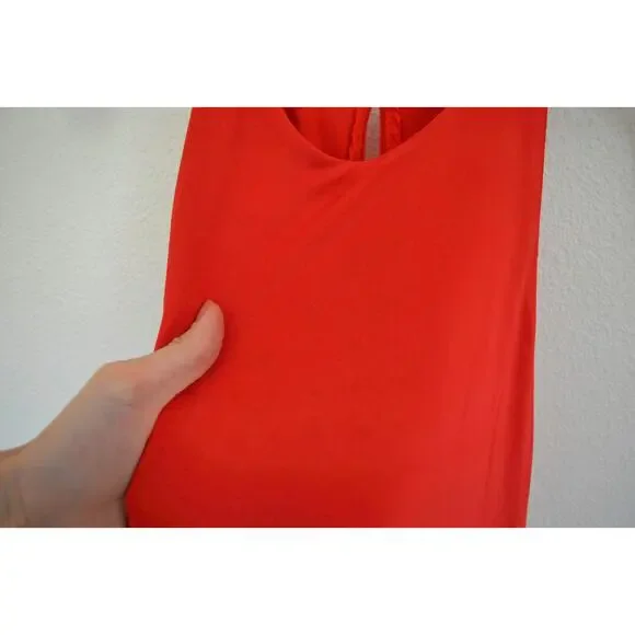 Solid & Striped Jonati Dress Red Size Small - Picture 8 of 9